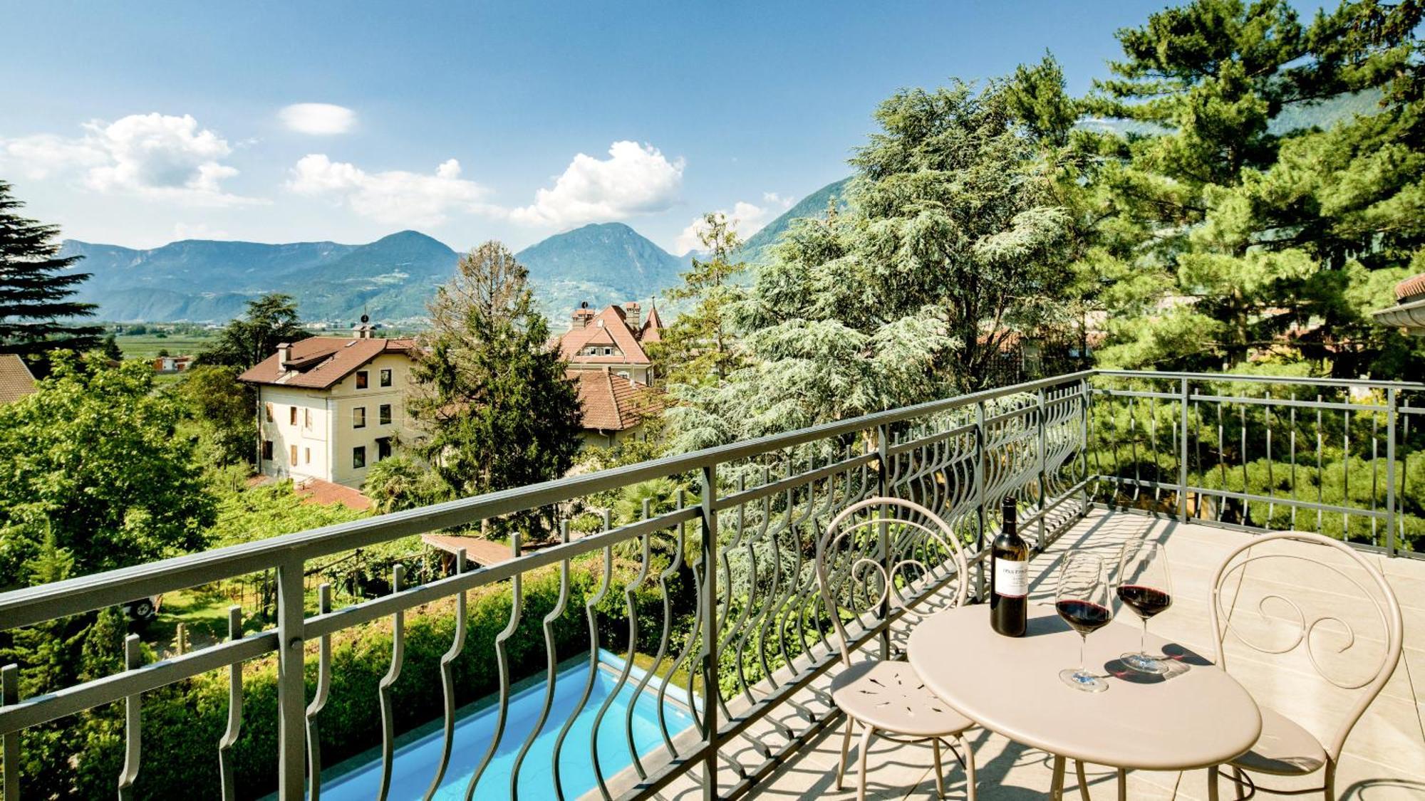 Hotel Villa Laurus Merano Exterior foto